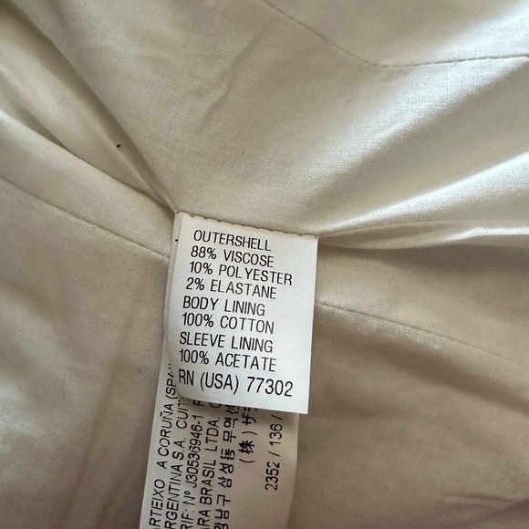 Ivory fitted jacket - Picture 5 of 5